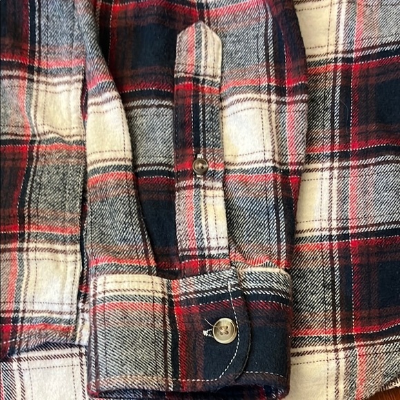 Gap Plaid Flannel Shirt Small - Picture 3 of 6